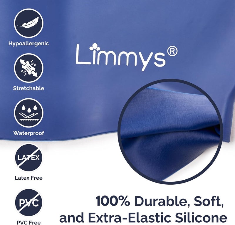 Limmys Kids Swim Cap – 100% Silicone Swim Cap for Boys and Girls – Soft, Stretchy & Comfortable Swimming Cap – Designed for Comfort & Durability - Image 4