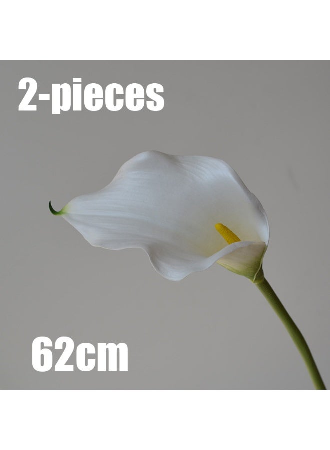 2-Pieces Simulation Of Artificial Flowers, Artificial Flowers With Long Stems, Realistic Artificial Flower Arrangement, Suitable For Home, Wedding, Party Decoration, A Good Choice For Decoration.