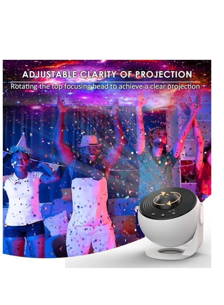MUDISO Galaxy Night Light Star Projector LED Table Lamp Children Room Decor With 12pcs Film Disc, Kids Night Light, LED Light Projection for Home Theater, Party, Living Room Decor. - Image 5