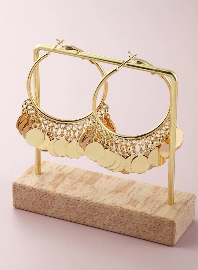 تايك تو Sequin Hoop Earrings
