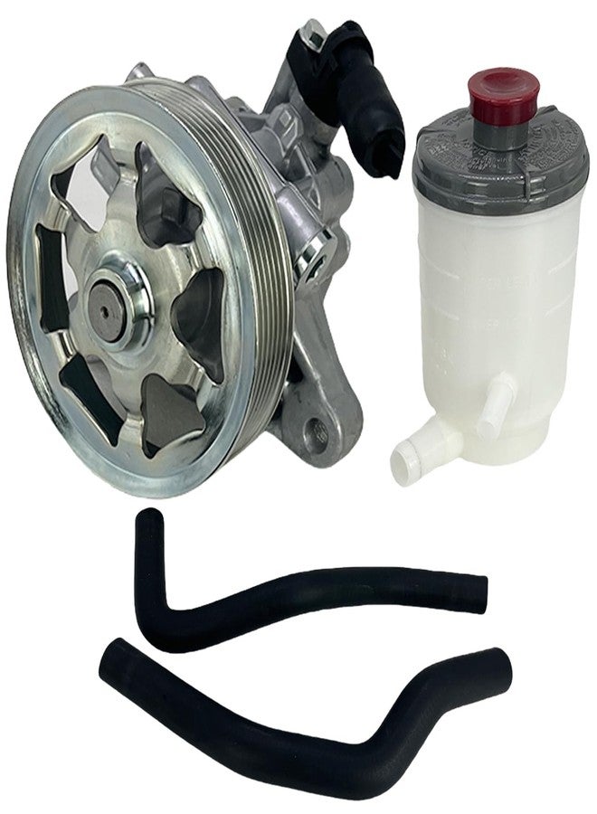 WHEELZEN Power Steering Pump with Reservoir Tank & Suction & Return Hose Fit for 2008-2012 Honda Accord L4 2.4L Replace 56100R40A03 56100R40P05 53701TA0A01 - Image 1