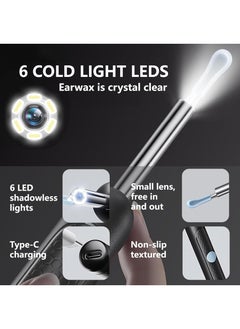 Xiaomi 20-in-1 Ear Wax Removal - Wireless WiFi Rechargeable Ear Cleaner, With UV Disinfection Machine, 1080P HD Camera Lens & 8 Pcs Ear Set, Ear Cleaning Kit with 8 Replacement Tips, For iOS & Android  - Image 2