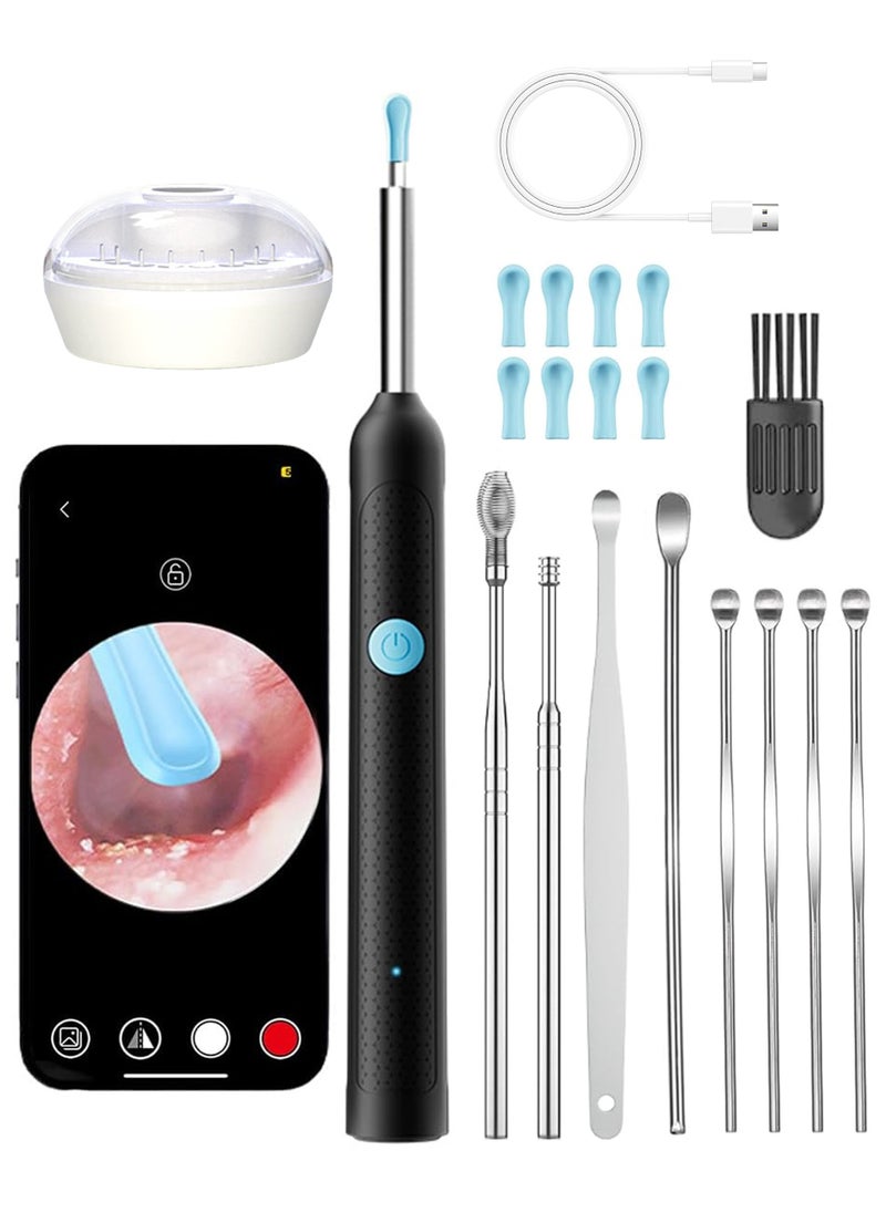Xiaomi 20-in-1 Ear Wax Removal - Wireless WiFi Rechargeable Ear Cleaner, With UV Disinfection Machine, 1080P HD Camera Lens & 8 Pcs Ear Set, Ear Cleaning Kit with 8 Replacement Tips, For iOS & Android  - Image 1