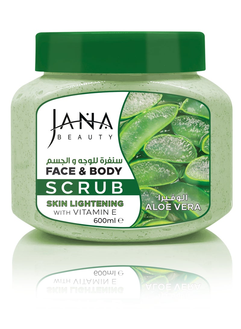 JANA Aloe Vera Face And Body Scrub 600 ML – JANA BEAUTY