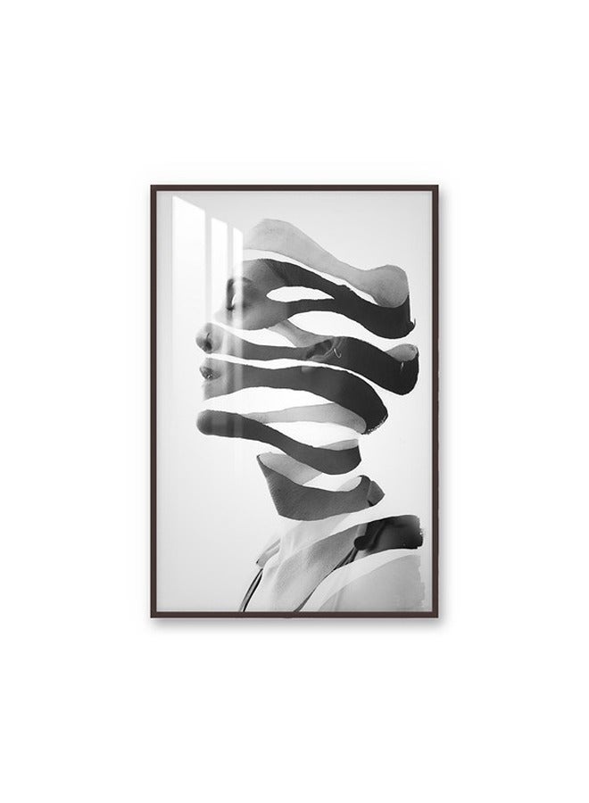 Marktna Decorative Wall Art Painting 120X80Cm With An Abstract Design Gold Frame And A Transparent Acrylic Layer 0.5Kg  - Image 2