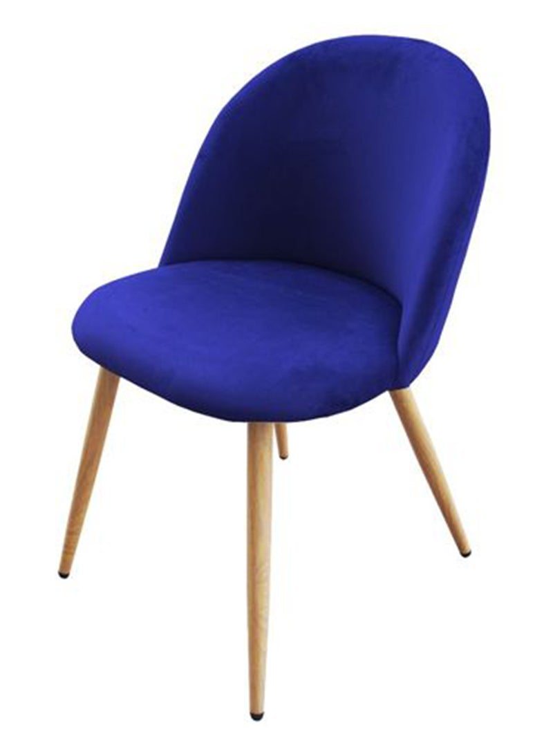 Mahmayi Mahmayi HYDC019 Velvet Blue Dining Chair for Living Room  - Image 1