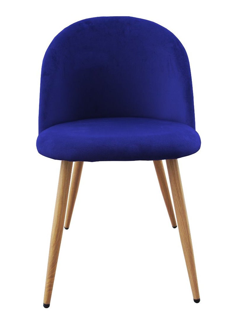 Mahmayi Mahmayi HYDC019 Velvet Blue Dining Chair for Living Room  - Image 5
