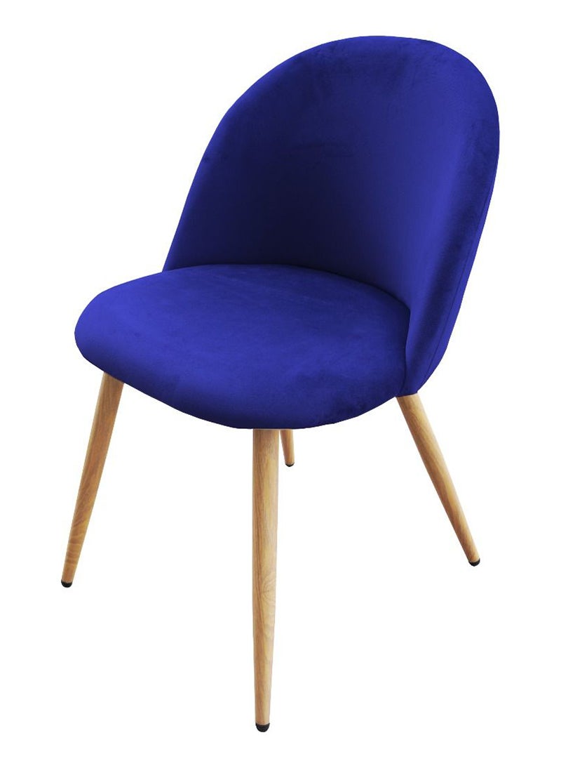 Mahmayi Mahmayi HYDC019 Velvet Blue Dining Chair for Living Room  - Image 2