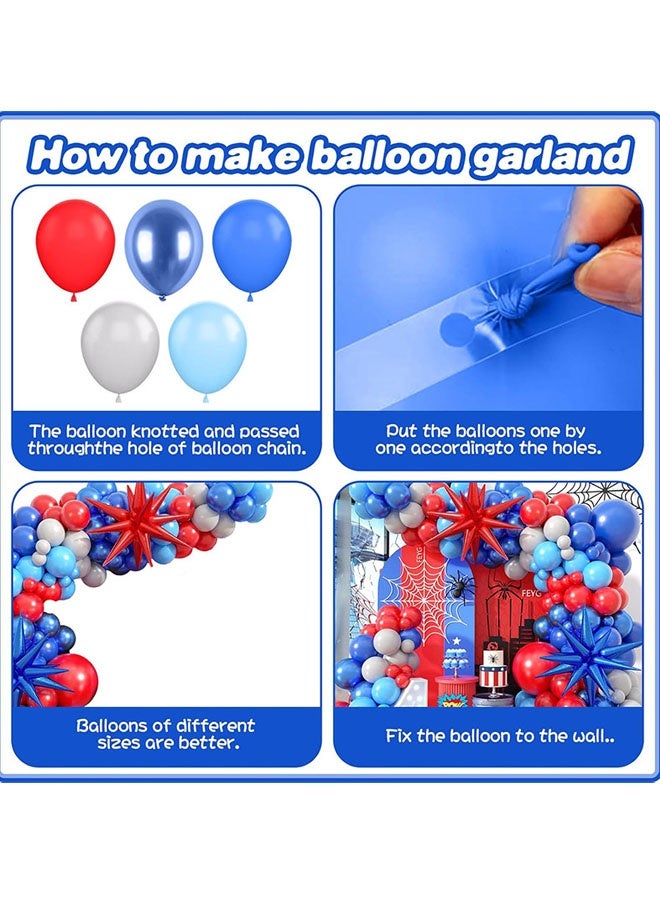 80 قطعة الاحتفال الحدث حفلة عيد ميلاد ديكور البالونات مجموعة ترتيب الخلفية أنيمي موضوع رجل ولد - Image 4