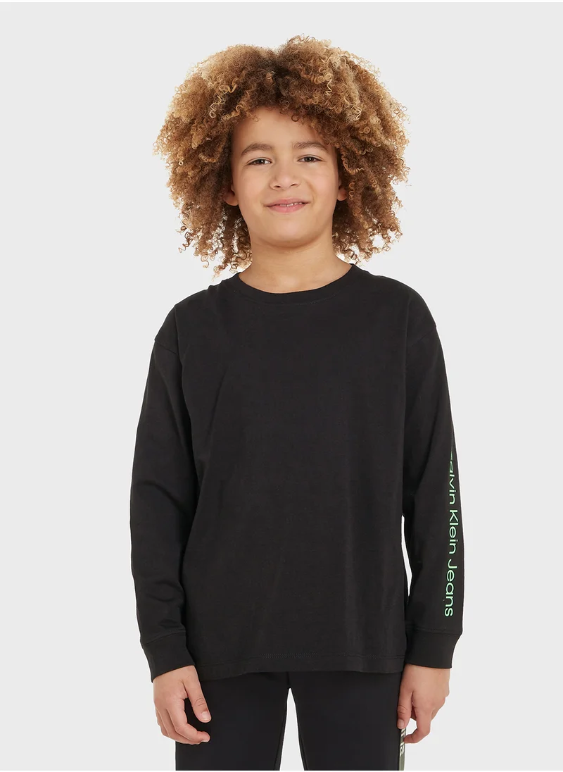 Calvin Klein Jeans Kids Crew Neck T-Shirt