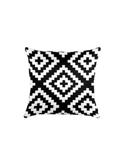 RIZARIES SuperSoft Black & White Abstract Geometric 