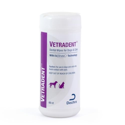 Vetradent Dental Wipes for Dogs and Cats, 60ct - Image 1