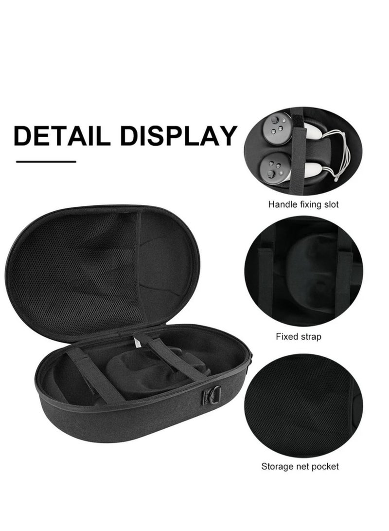 EVA Carrying Bag Case Waterproof Hard Shell Case Adjustable Shoulder Strap Shockproof Anti-Scratch for Meta Quest 3 VR Headset - Image 3