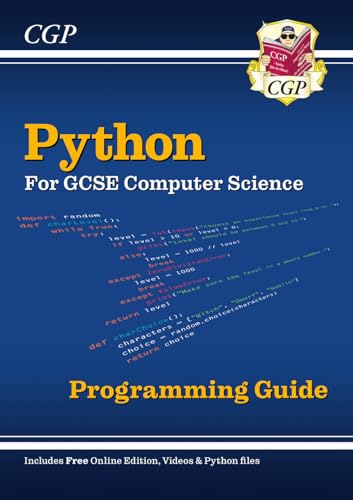 Python Programming Guide For Gcse Computer Science Includes Online Edition And Python Files