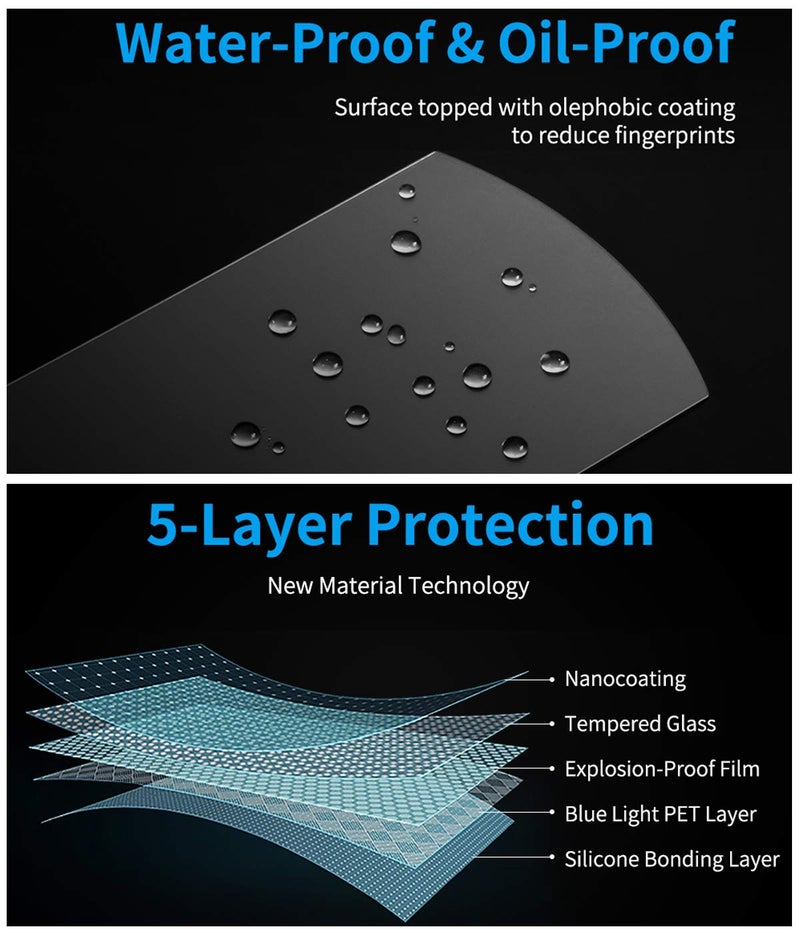 Moonlinks Compatible with Honda Accord 2018 2019 2020 2021 2022 Tempered Glass Screen Protector,High Definition 9H Hardness Tempered Glass 8-inch Screen Protector (Not fit for 7-Inch 7 Holes) - Image 5