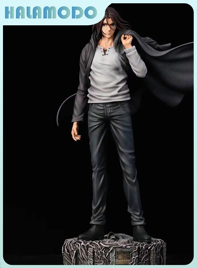 Halamodo الهجوم على تايتان ، شخصية إيرين ييجر مزدوجة الرأس ، تصميم ليفي و مدرعة الطاقة أنيمي نموذج، مكتب قطعة مركزية وهدية عيد ميلاد - Image 1