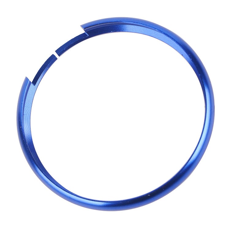 Durable Deep Blue Aluminum Alloy Key Fob Ring Trim For Replacement - Image 4