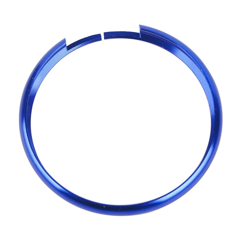 Durable Deep Blue Aluminum Alloy Key Fob Ring Trim For Replacement - Image 3