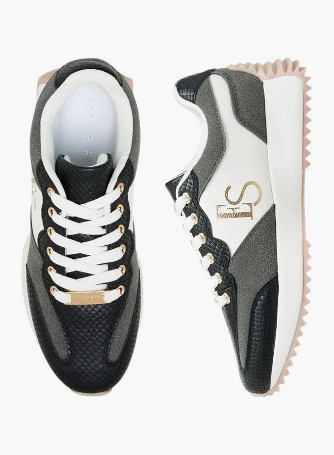 ايل Women'S Panelled Lace-Up Sneakers