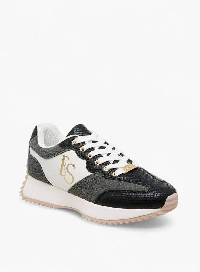 ايل Women'S Panelled Lace-Up Sneakers