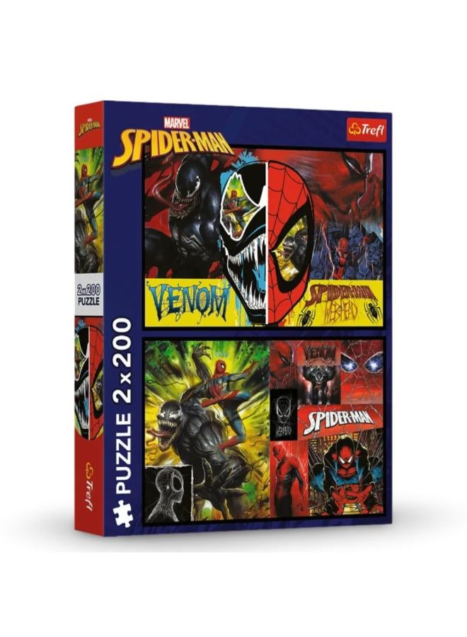 Trefl Puzzle Spider-Man – 2x200 - Image 1