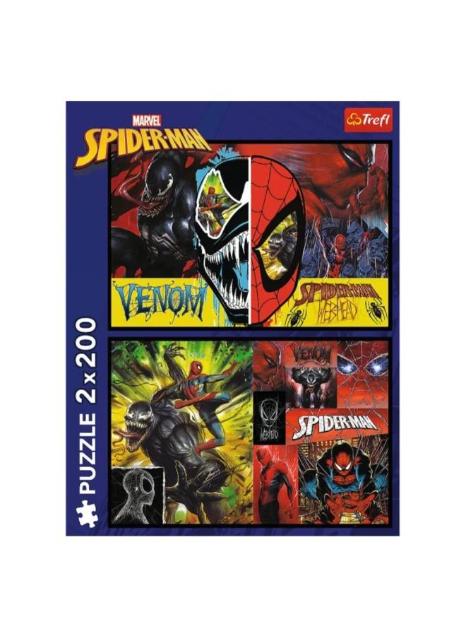 Trefl Puzzle Spider-Man – 2x200 - Image 2