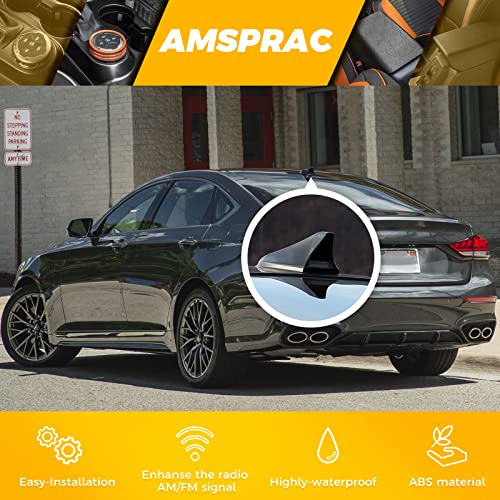 AMSPRAC Shark Fin Antenna Cover,Car Roof Antenna Caps fit for Kia Optima 2014-2020,Sonata 2015 2016 2018 2019,Genesis Sedan G80 2015-2017,Genesis Coupe 2013-2015,Elantra Sedan 2011-2016,(Not Sport) - Image 4