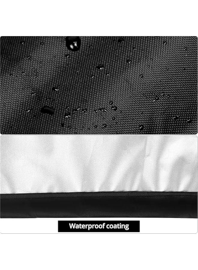 Arabest 15 Inch Waterproof Outdoor Powered Speaker Cover - Oxford Cloth with Silver Coated Layer, Protective Cloth Cover Bag for Audio PA/DJ Powered Speaker  - Image 3