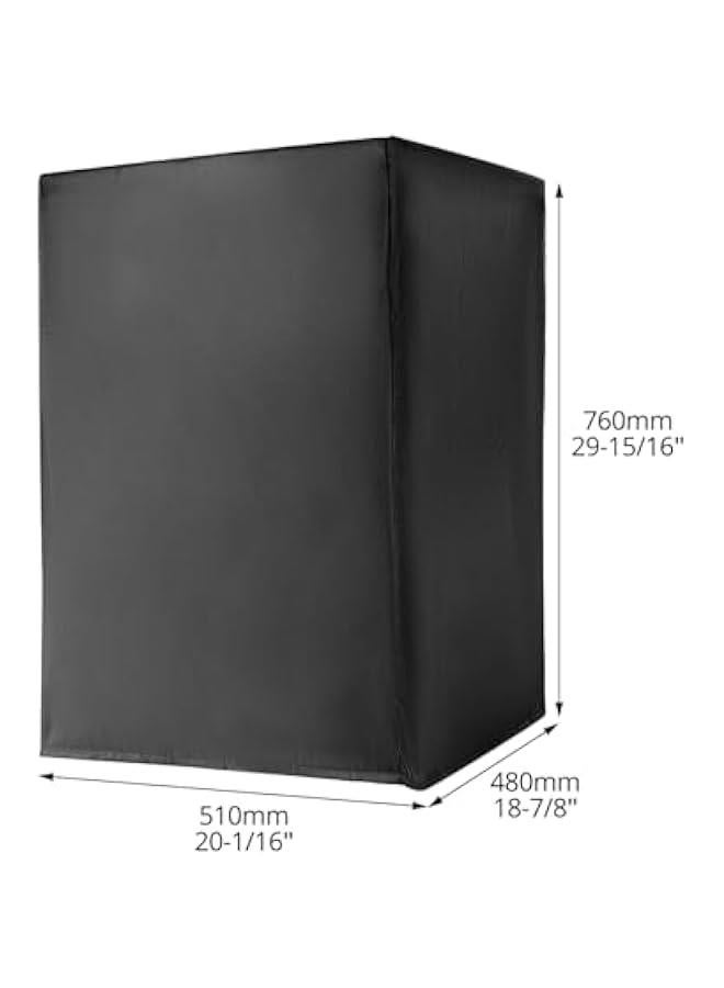 Arabest 15 Inch Waterproof Outdoor Powered Speaker Cover - Oxford Cloth with Silver Coated Layer, Protective Cloth Cover Bag for Audio PA/DJ Powered Speaker  - Image 5