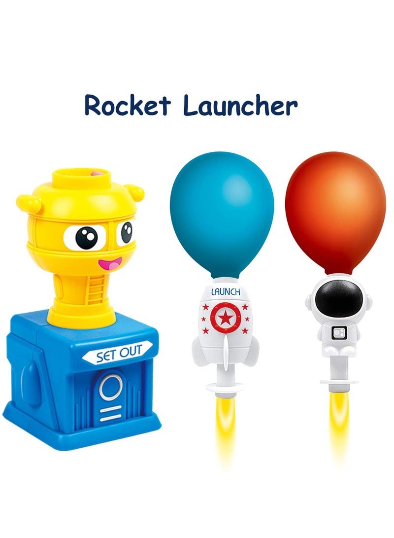 SYOSI Balloon Launcher Car Toy Set with Pump, Educational Science Toys for Kids, Balloon Powered Launcher Toy, Learning Gift for Children - Image 4