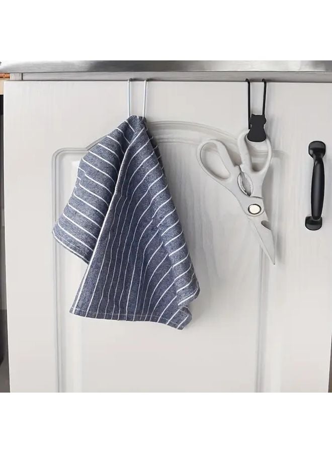 White No Drill Wall Mount Hanger Easy Install Multi Purpose Hook For Kitchen Bedroom Office - Image 5