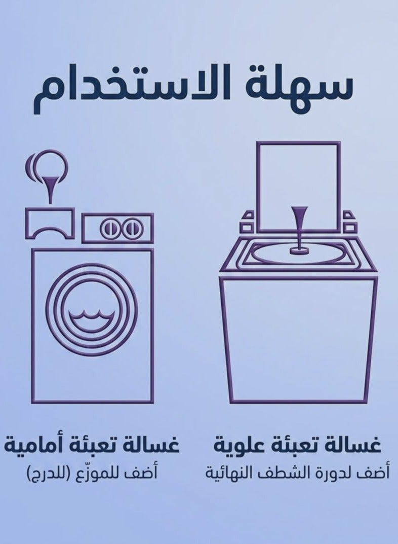 داوني منعم الأقمشة داوني نسيم الوادي - عرض عبوتين (2 × 1 لتر) - Image 4