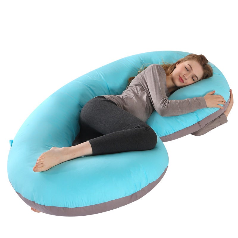 Pregnant Women'S Pillow C- Shaped Waist Protection Side Sleeping Pillow Sleeping Side Sleeping Pillow Pregnant Women'S Body Pillow Backrest Pillow Breast-Feeding Pillow - Image 1
