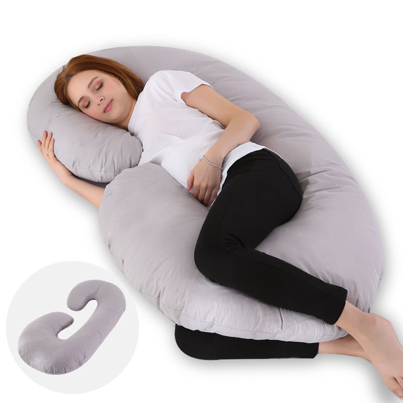 Pregnant Women'S Pillow C- Shaped Waist Protection Side Sleeping Pillow Sleeping Side Sleeping Pillow Pregnant Women'S Body Pillow Backrest Pillow Breast-Feeding Pillow - Image 2