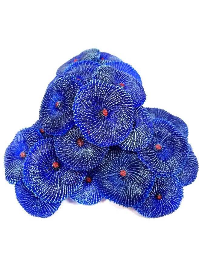 OrgMemory Artificial Coral Plant, Faux Coral Ornaments, Underwater Sea Plants, for Fish Tank Aquarium, Fish Cave Hideout Decoration Landscape (Blue Coral) - Image 3