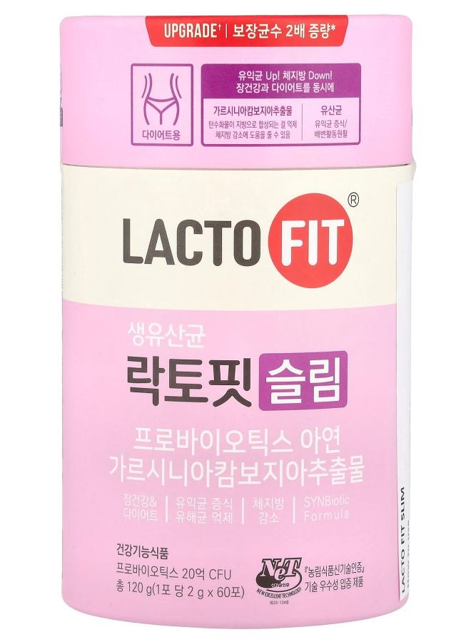 Lacto-fit Probiotic Slim 60 Sticks (2 g) Each 