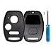StandardAutoPart Cutting NOT Required Key Fob Keyless Entry Remote Shell Case Pad fits Honda AccordCivicCRVFitOdysseyPilotRidgelineCRZ - Image 2