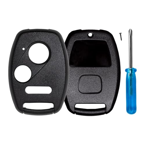 StandardAutoPart Cutting NOT Required Key Fob Keyless Entry Remote Shell Case Pad fits Honda AccordCivicCRVFitOdysseyPilotRidgelineCRZ - Image 1