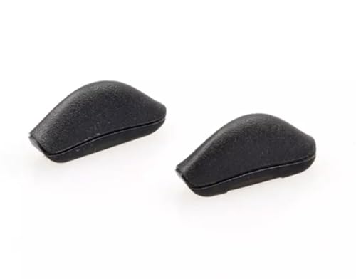 NicelyFit Rubber Black Nose Pads Replacement for Oakley Crosslink Eye Glass Frames OX8027 OX8029 OX8030 OX8031 etc. (Asian Fit - 1 Pair) - Image 1