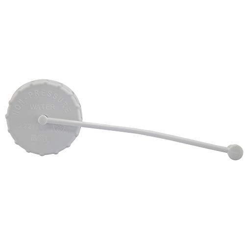 RecPro Fresh Water Fills Cap Only | 222PW-A Polar White or Black Cap and Strap (White) | Made in America - Image 2