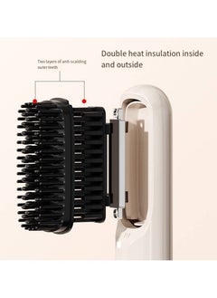 General Mini Ionic Straightening Comb – Travel-Friendly Straightener & Curler for Men/Women, Dual-Use Hair Styling Tool  - Image 4