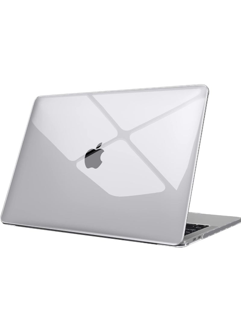 Rock Pow - Case for MacBook Pro 13 Inch A2338(M2 M1) A2251 A2289 A2159 A1989 A1706 A1708 (2016-2021 2022 2023 Release) with/Without Touch Bar- Snap On Hard Shell Case Cover, Crystal Clear - Image 1