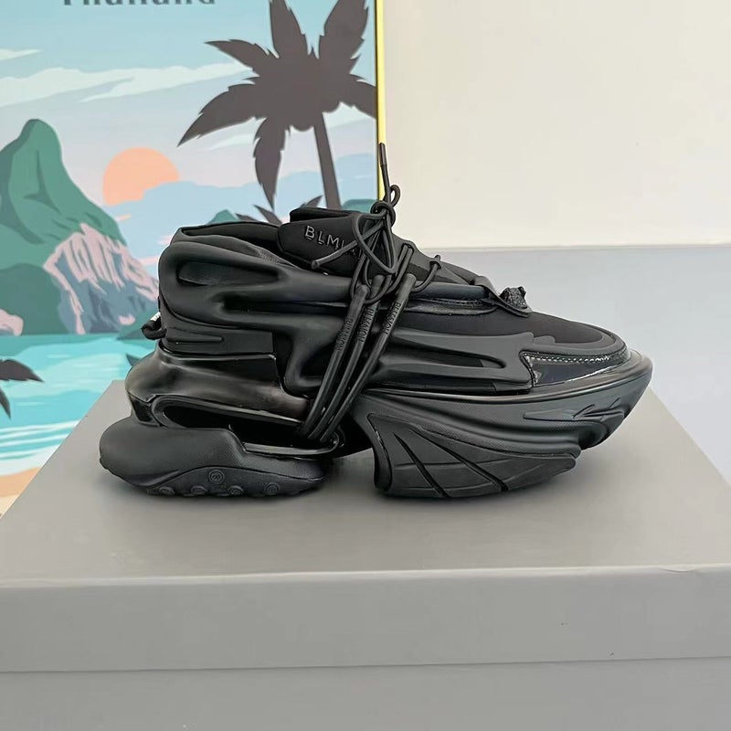 2025 Spring New Spaceship Space Shoes Increased Thick Sole Casual Sports Dad Shoes Men'S And Women'S Couples Trbottomy - Image 1