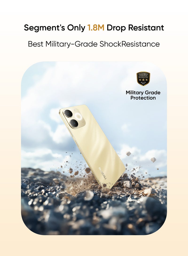 ريل مي نوت 70 ثنائي الشريحة ذهبى 4 جيجابايت رام 128 جيجابايت 4G - نسخة الشرق الأوسط - Image 4