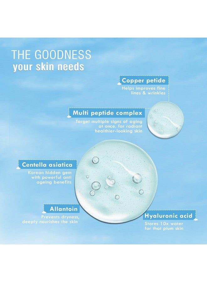 Glamveda Copper Peptide & Hyaluronic Acid Advance Age Support Face Wash Anti Ageing & Firming All Skin Types Multi Peptide Complex & Centella Assiatica 100Ml - Image 4