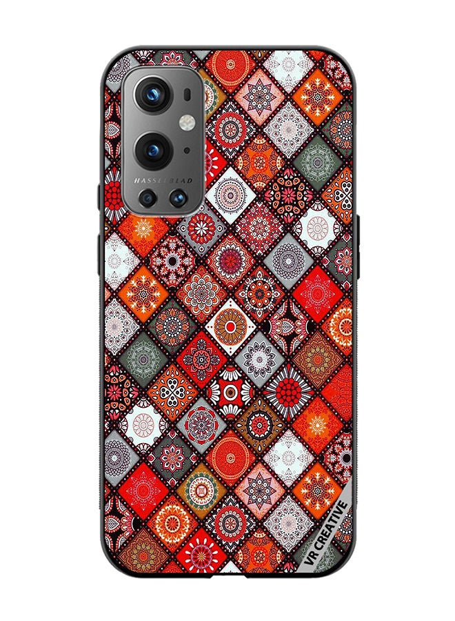 VR CREATIVE Protective Case Cover For OnePlus 9 Pro Mandala Design Multicolour - Image 1