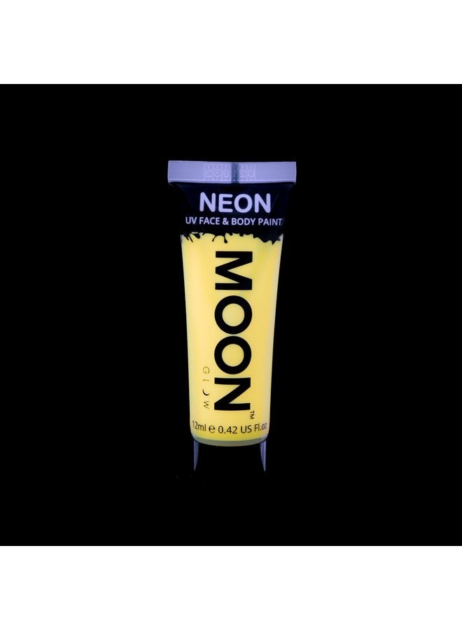 Moon Glow 0.42Oz Blacklight Neon Uv Face & Body Paint Pastel Yellow - Image 3