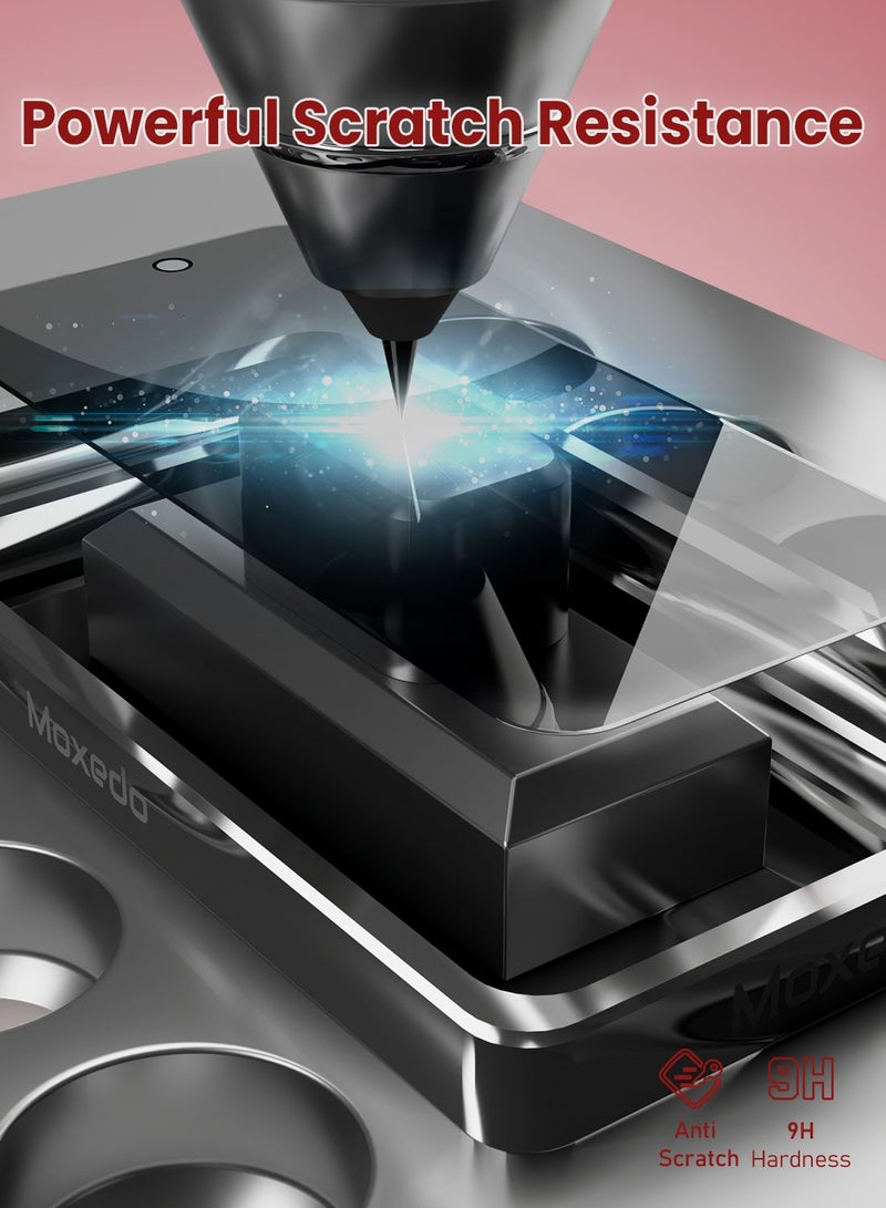 Moxedo Glass Screen Protector Privacy HD  with Easy Installation Frame Compatible for iPhone 14 Pro Max 6.7 inch - Image 5