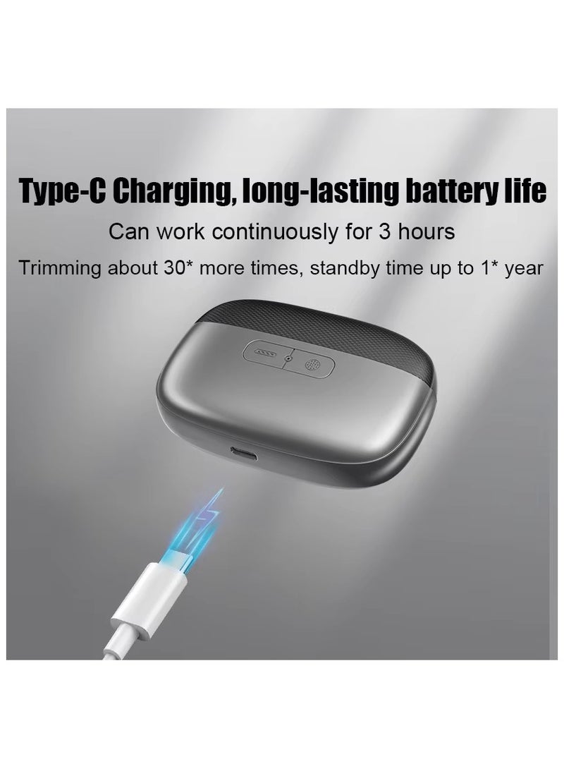 BlueFire M13 Multi-Functional Electric Nail Clipper – Professional Nail Care Device with Cutting & Grinding, Safety Protection, Alloy Cutter Head, Long Battery Life, Type-C Rechargeable, Low Noise, Two Speeds, LED Light & Nail Storage – Compact Portable Manicure Tool - Image 4