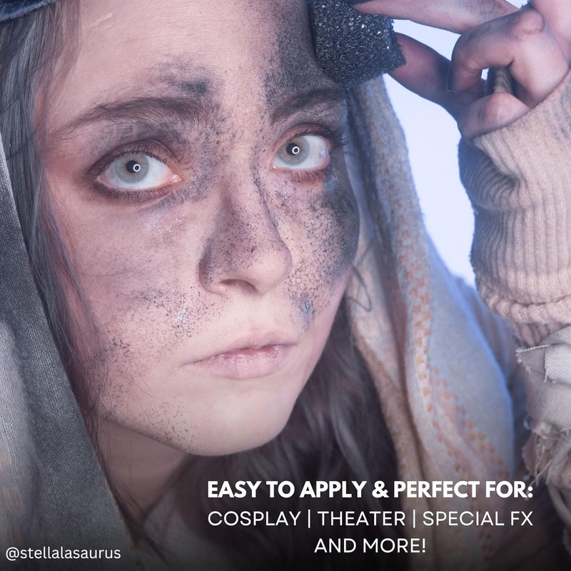 Mehron Charred Ash Powder - 2.8 oz (79 g) for Cosmetic Effects - Image 3